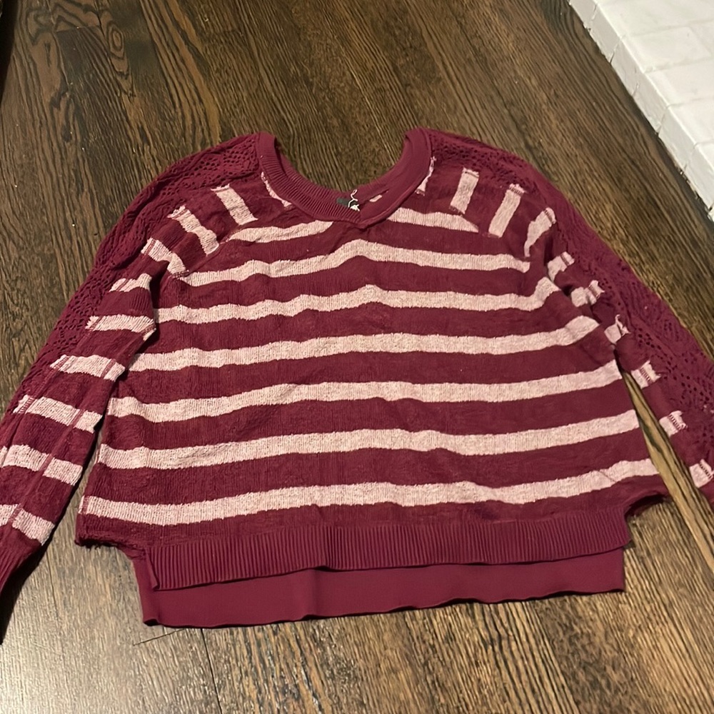 Free People stripe sweater